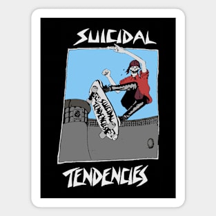 Suicidal Tendencies skull play skateboard Magnet